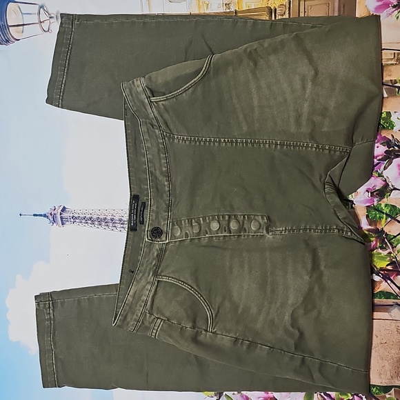 Maison Scotch & Soda Men's Green Snap Button Jeans Size 28x27 - Picture 1 of 7